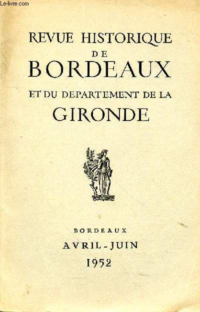 Revue de Bordeaux et du dpartement de la Gironde