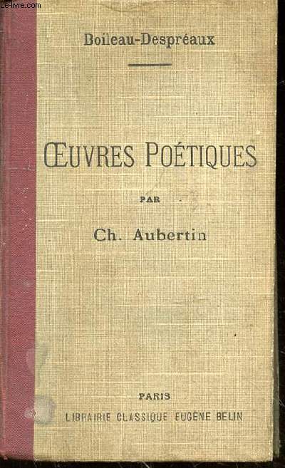 Oeuvres potiques, par Ch. Aubertin
