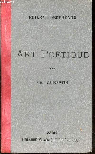 Art Potique, par Ch. Aubertin