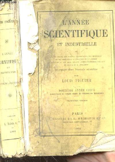 L'anne scientifique et industrielle. Douzime anne (1867)