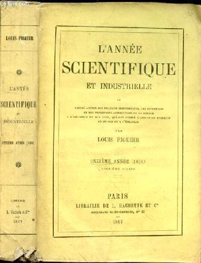 L'anne scientifique et industrielle. Onzime anne (1866)