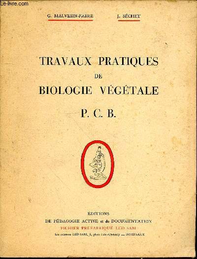 Travaux pratique de biologie vgtale - P.C.B.