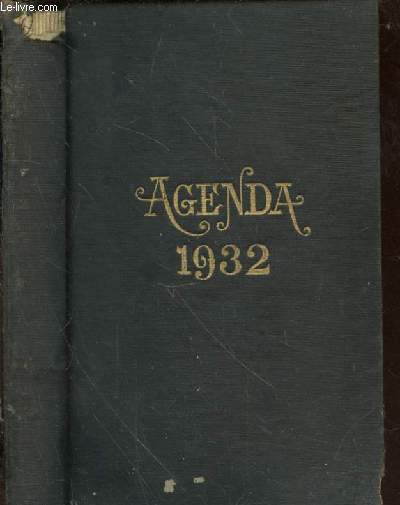 Agenda de Bureau. 1932