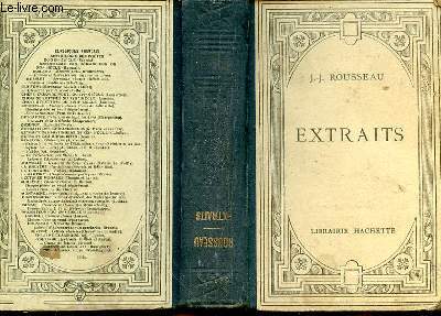 Extraits de J.J. Rousseau, publis avec une introduction et des notes