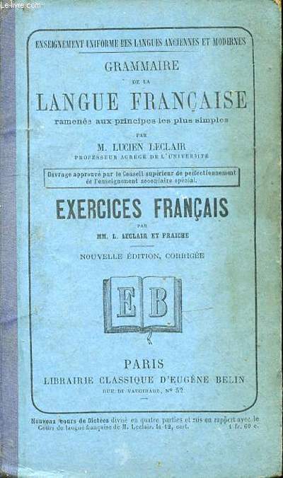 Grammaire de la langue franaise ramene aux principes les plus simples