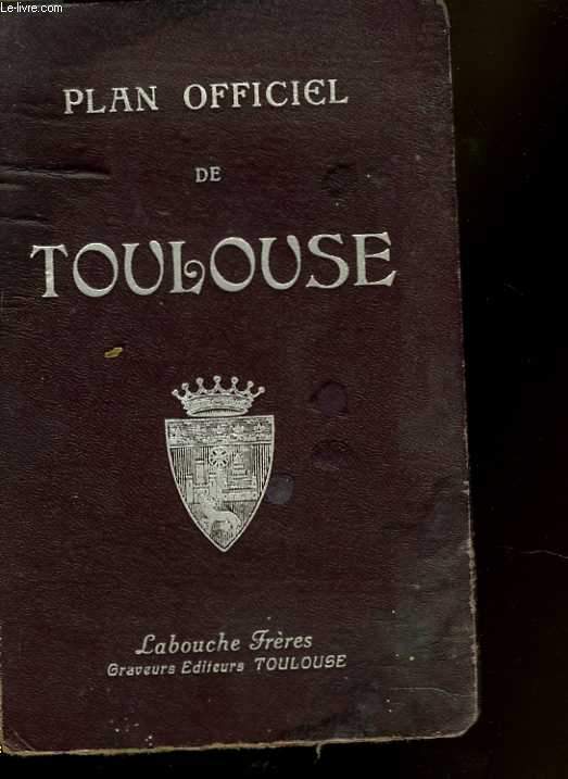 Plan officiel de Toulouse