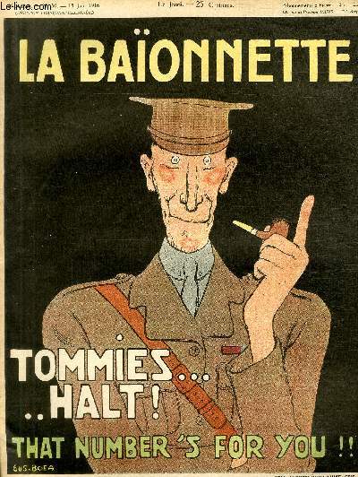 La Baonnette, 2 srie, N50, N spcial, Les Tommies.