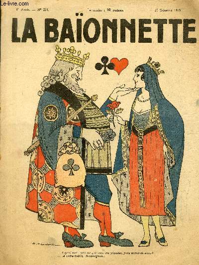 La Baonnette, 2 srie, N234, Jolie dame de coeur.