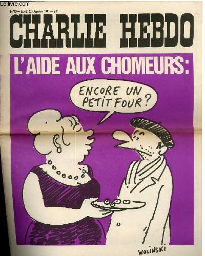 CHARLIE HEBDO N10 - L'AIDE AU CHOMEURS 