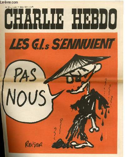 CHARLIE HEBDO N15 - LES G.I.s S'ENNUIENT