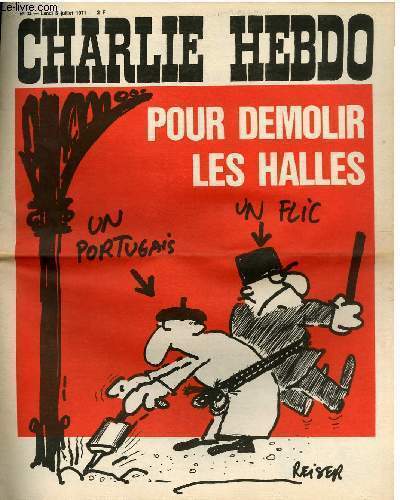 CHARLIE HEBDO N33 - POUR DEMOLIR LES HALLES