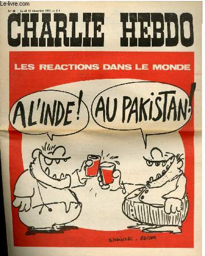 CHARLIE HEBDO N56 - LES REACTIONS DANS LE MONDE 