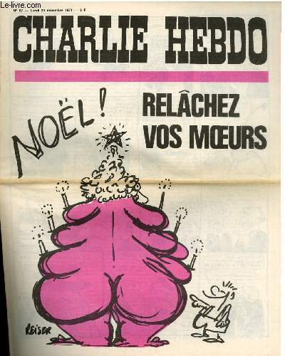 CHARLIE HEBDO N57 - RELCHEZ VOS MOEURS