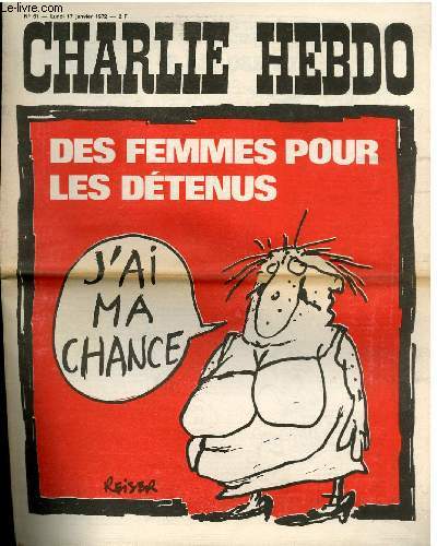 CHARLIE HEBDO N61 - DES FEMMES POUR LES DETENUS 