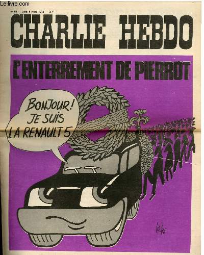 CHARLIE HEBDO N68 - L'ENTERREMENT DE PIERROT 