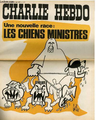 CHARLIE HEBDO N131 - UNE NOUVELLE RACE : LES CHIENS MINISTRES