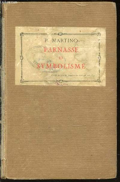 PARNASSE ET SYMBOLISME (1850-1900) - COLLECTION ARMAND COLIN N69.