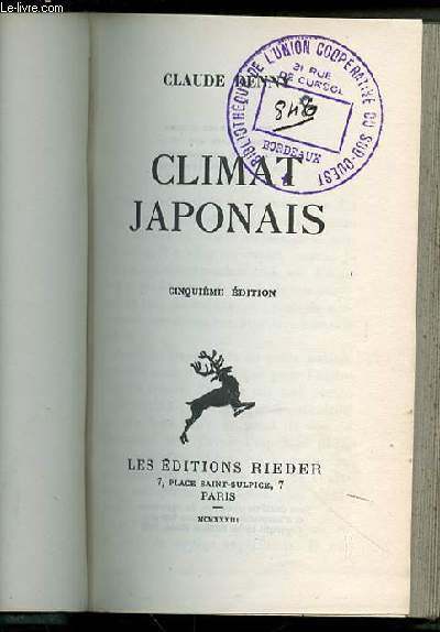 CLIMAT JAPONAIS.