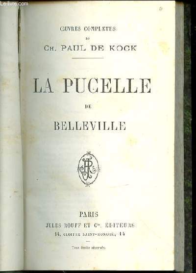 LA PUCELLE DE BELLEVILLE.
