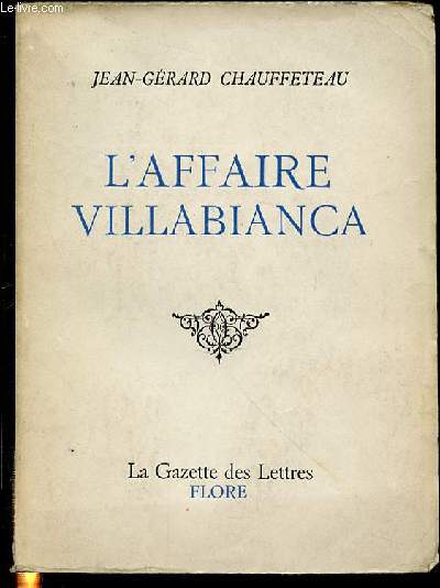L'AFFAIRE VILLABIANCA - COLLECTION 