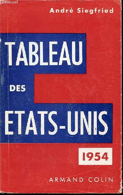 TABLEAU DES ETATS-UNIS 1654.