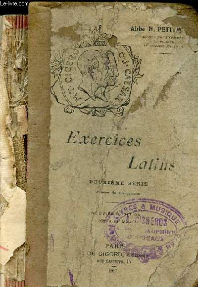 EXERCICES LATINS - CLASSE DE CINQUIEME