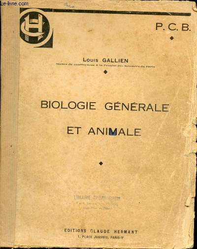 BIOLOGIE GENERALE ET ANIMALE
