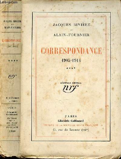 CORRESPONDANCE 1905-1914