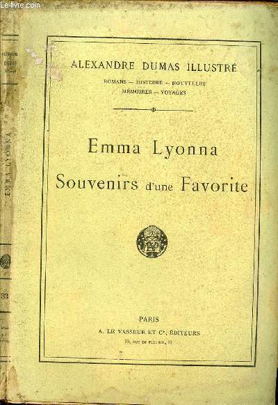 EMMA LYONNA - SOUVENIRS D'UN FAVORITE N33