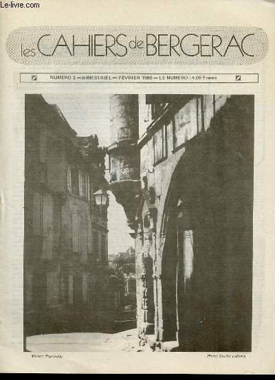 LES CAHIERS DE BERGERAC - N3 - FEVRIER 1980