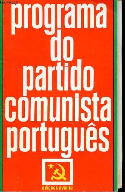 PROGRAMA DO PARTIDO COMUNISTA PORTUGUES