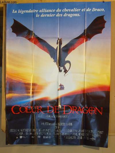 AFFICHE DE CINEMA - COEUR DE DRAGON - DRAGONHEART