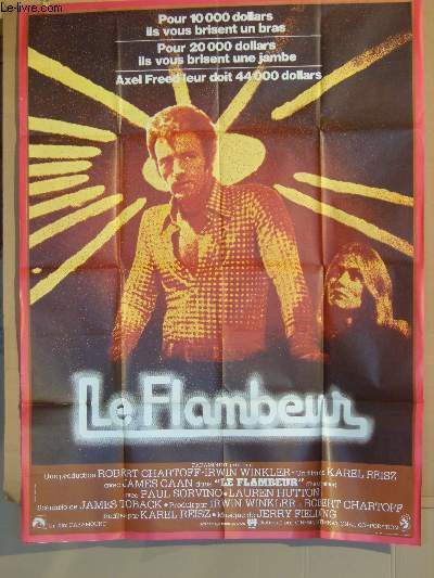 AFFICHE DE CINEMA - LE FLAMBEUR