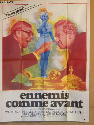 AFFICHE DE CINEMA - ENNEMIS COMME AVANT