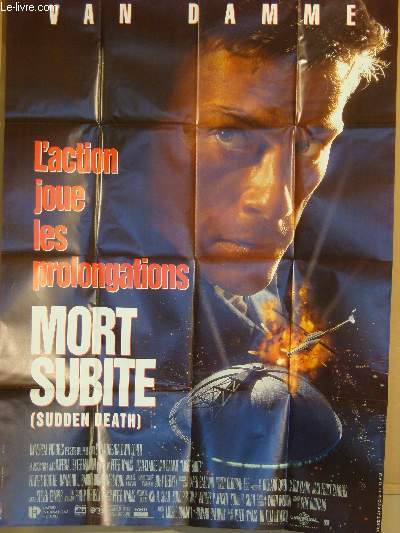 AFFICHE DE CINEMA - MORT SUBITE - SUDDEN DEATH