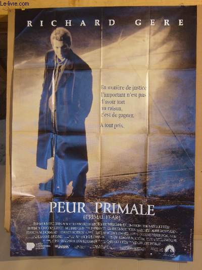 AFFICHE DE CINEMA - PEUR PRIMALE - PRIMAL FEAR