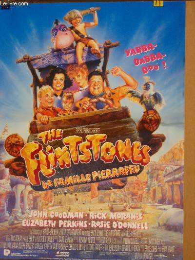 AFFICHE DE CINEMA - THE FLINTSTONES - LA FAMILLE PIERRAFEU