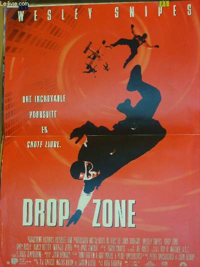 AFFICHE DE CINEMA - DROP ZONE