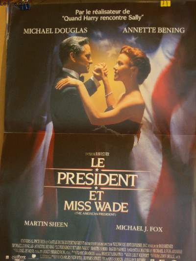 AFFICHE DE CINEMA - LE PRESIDENT ET MISS WADE - THE AMERICAN PREDIENT