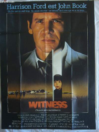 AFFICHE DE CINEMA - WITNESS