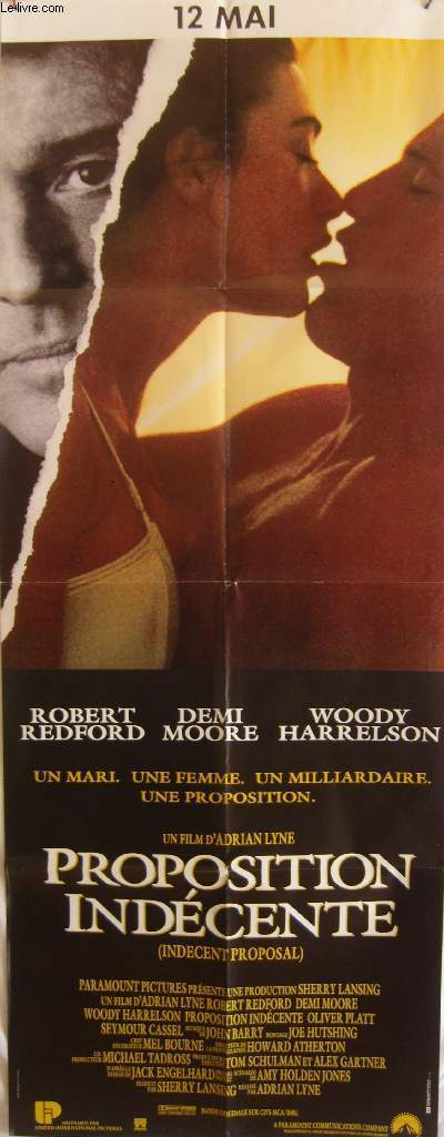 AFFICHE DE CINEMA - PROPOSITION INDECENTE