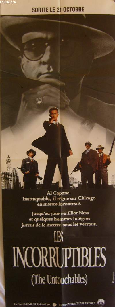 AFFICHE DE CINEMA - LES INCORRUPTIBLES