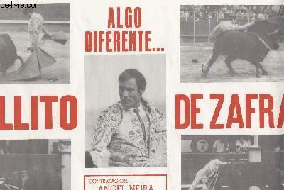 AFFICHE CORRIDA - ALAGO DIFERENTE... GALLITO DE ZAFRA