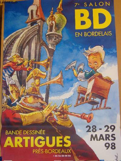 AFFICHE DIVERS - 7 SALON BD EN BORDELAIS