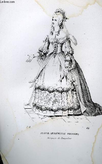 GRAVURE 19eme NOIR ET BLANC - JEANNE-ANTOINETTE POISSON