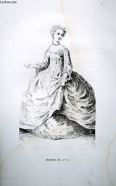 GRAVURE 19eme NOIR ET BLANC - MODES DE FEMME