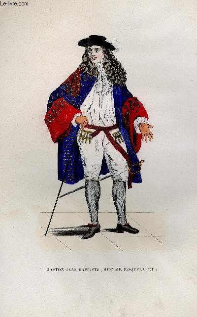 GRAVURE 19eme COULEURS - GASTON JEAN-BAPTISTE ANTOINE