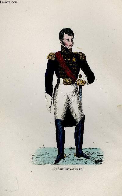 GRAVURE 19eme COULEURS - JEROME BONAPARTE