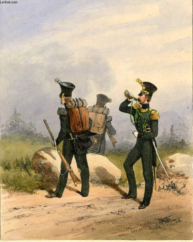 GRAVURE 19eme COULEURS - GALERIE MILITAIRE - N156 - ARMEE DES ETATS SUISSES - N1 - CANTON DE ZURICH INFANTERIE