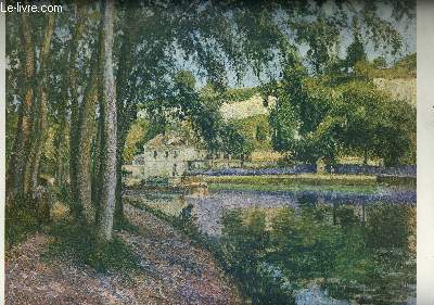 GRAVURE 20eme - MORET, LE CANAL DU LOING